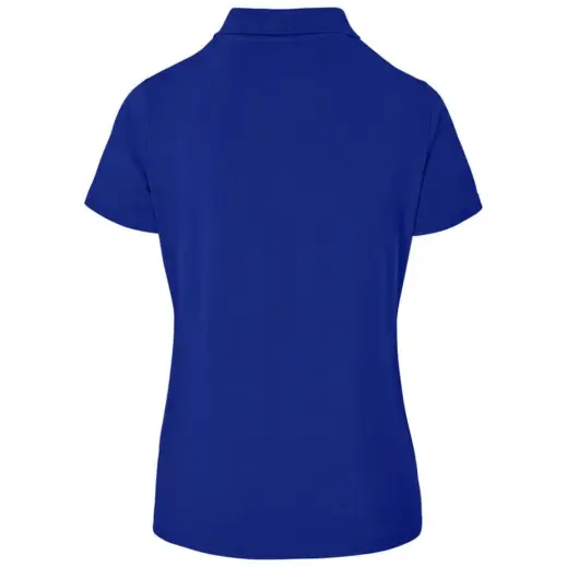 Ladies Prima Stretch Golf Shirt Royal Back